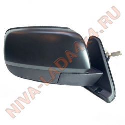 Зеркало боковое НИВА 21214-8201020-55; правое с накладкой, без фурнитуры, электропривод, обогрев Prizma 21214м