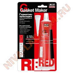 Герметик прокладка высокотемпературный Master Pro AVA AVK-345 красный 85 гр.
