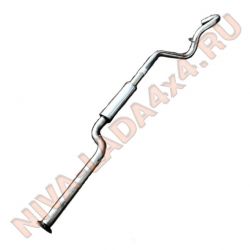 Резонатор НИВА 2123-1200018-03 система GM-Автоваз ЕВРО-3 (без нейтрализатора) бочка Гранта