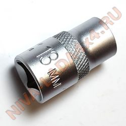 Головка торцевая 13мм (6-гранная) 1/2" Jonnesway