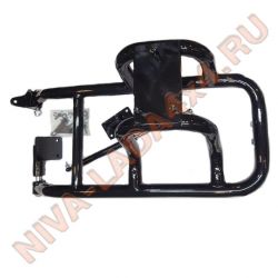 Кронштейн запасного колеса НИВА Urban 21214; 2131 ТС-3308 калитка черная, под пластиковый бампер