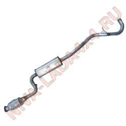 Резонатор НИВА 2123-1200018-05 система GM-Автоваз ЕВРО-5 с нейтрализатором Tenneco Тольятти