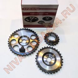 Звездочки ГРМ НИВА 21214-1005030/21214-1011220/2123-1006020 РусМаш (3 детали) Евро-3