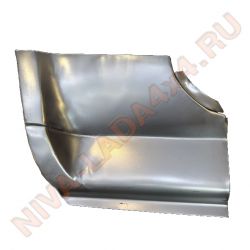 Жесть, ремонтная вставка переднего левового крыла, нижняя часть НИВА 2121; 21213; 21214; арт. 7538