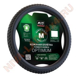Оплётка руля НИВА 21214 URBAN; 2123 Niva-Chevrolet AVS SL-710M-B (Размер M) эко-кожа, черная