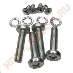 Набор для крепления фиксаторов и скоб спинки заднего сидения НИВА 2121; 21213; 21214 до 2010 года выпуска