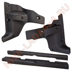 Облицовка салона передняя и облицовка порогов НИВА Legend 21214 комплект - 4 детали.