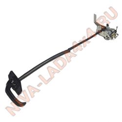 Замок двери боковой НИВА 21213-6105013 левый в сборе с тягой и ручкой