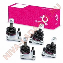 Опора шаровая НИВА 21214м, 2131м БелМаг BM.0244 (комплект 4шт. с метизами) с 2016 г.в. 21214-2904082; 21214-2904192-02