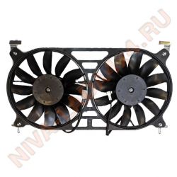 Моторы электровентиляторов охлаждения радиатора НИВА 21214-1300024 в сборе пара 12 ЛОПАСТЕЙ АвтоПрибор