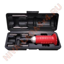 Отвёртка ударно-поворотная с насадками AVS OU6P обрезиненная ручка