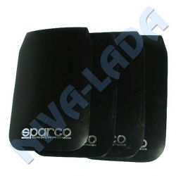 Брызговики универсальные Sparco (4шт) черные 28х44см