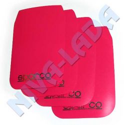 Брызговики универсальные Sparco (4шт) (красные) 28х44см