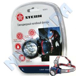 Фонарь светодиодный STERN 90563 налобный 14 Led, 4 режима