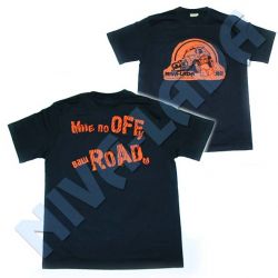 Футболка "Мне по Offу Ваш Road", "Niva-Lada4x4" синяя, L
