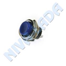 Выключатель кнопка микрик (синяя)