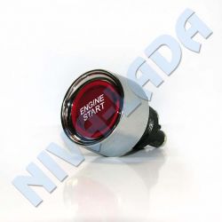 Выключатель кнопка стартовая ENGINE START 50A, красная