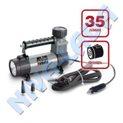 Компрессор AVS Turbo KS-350L 35л/мин (80506) с LED фонарем