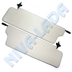 Козырьки солнцезащитные НИВА 21213-8204010 с зеркалом, 21213-8204011