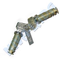 Личинки замков дверей НИВА 2121; 21213; 21214 старого образца, 2106-6105420 2шт.