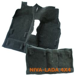 Облицовка пола салона НИВА 2131 (ворсовая) (2 части)
