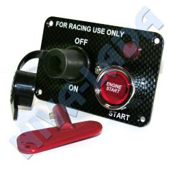 Панель зажигания универсальная, масса, стартовая кнопка с индикацией