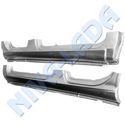 Жесть, пороги НИВА-Шевроле 2123, ремонтные накладки 2123-5401064; 2123-5401065 (ПАРА)