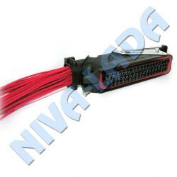 Разъём - фишка блока управления двигателем НИВА, контроллер Я 5.1; Bosch MP7.0H 2123-1411020 Евро-2; 3