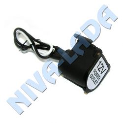 Разъем гнездо прикуривателя дополнительное с крышкой, влагозащищенный