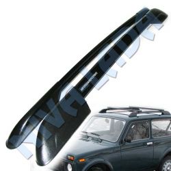 Багажник рейлинги НИВА 2121; 21213; 21214 АвтоПолимерСервис 0212-02 цвет черный