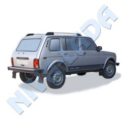 Багажник рейлинги НИВА 2131 АвтоПолимерСервис 0213-01 цвет серый