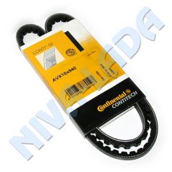 Ремень генератора НИВА 2121; 21213; 21214; 2131 AVX 10x940 клиновой с фасонными зубцами 2107-1308020 Contitech