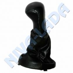 Рукоятка рычага КР НИВА-Шевроле 2123 (с чехлом, кожа)