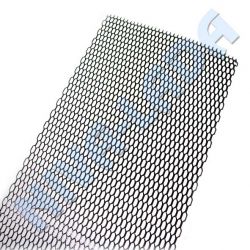 Сетка алюминиевая 100х25см черная "соты"