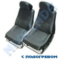 Сиденье переднее НИВА 21214-6810010; 21214-6810011 (усиленный каркас Приора) с обогревом (ПАРА)