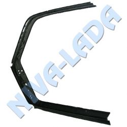 Жесть, ремонтная вставка накладка передней стойки двери и лобового стекла левая НИВА 2121; 21213; 21214