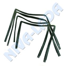 Уплотнитель стекла опускного дверей боковых 2123-6103298; 6103299; 6203292; 6203293 (верхний) AD.Plastik Хорватия (4шт.)