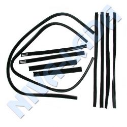 Уплотнитель стекла опускного НИВА 2121 рем комплект 95Р бархотки