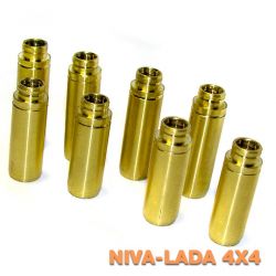 Втулки клапанов направляющие НИВА 2121; 21213; 21214; 2131; 2123 (2101-1007032-20; 2101-1007033-20) "бронзовые"