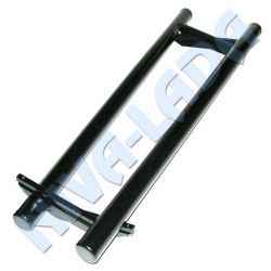 Защита порогов НИВА F-Design N0210P, D57x3,5, 2121, 21213, 21214, силовые пороги