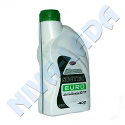 Жидкость охлаждающая Антифриз Sintec Euro G11 1л. Зелёный